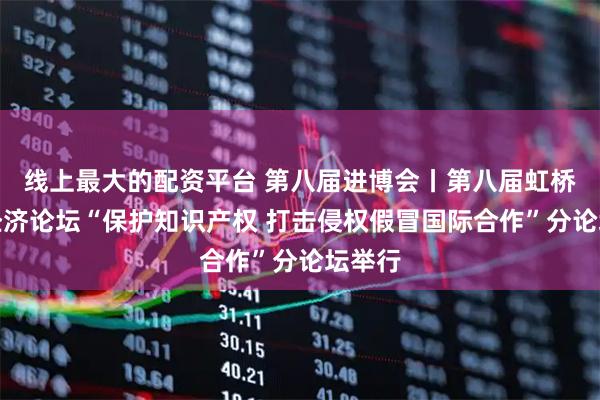 线上最大的配资平台 第八届进博会丨第八届虹桥国际经济论坛“保护知识产权 打击侵权假冒国际合作”分论坛举行