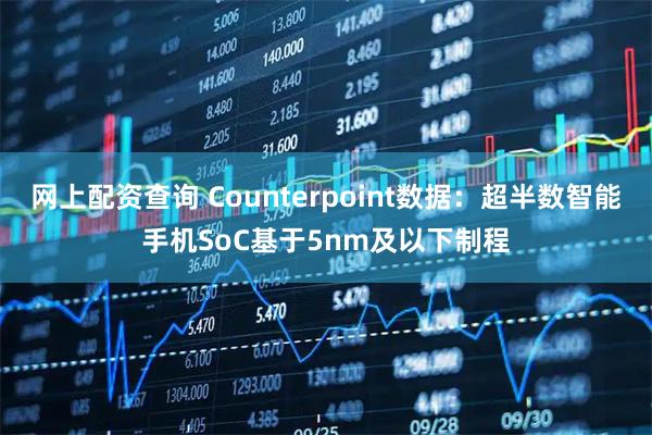 网上配资查询 Counterpoint数据：超半数智能手机SoC基于5nm及以下制程