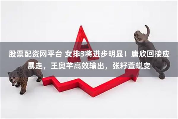 股票配资网平台 女排3将进步明显！唐欣回接应暴走，王奥芊高效输出，张籽萱蜕变